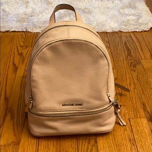 Micheal Kors light pink backpack